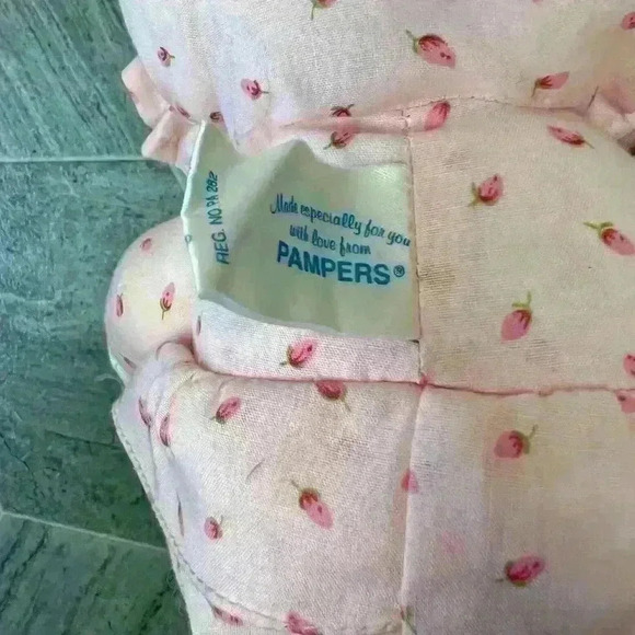 Hasbro Softies Plush Miss Piggy Pampers Muppet Babies Stuffed Doll 8” 1984 - Picture 4 of 4